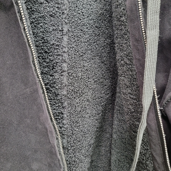 VELVET BY GRAHAM & SPENCER FAUX SUEDE JACKET WITH SHERPA - Picture 5 of 10